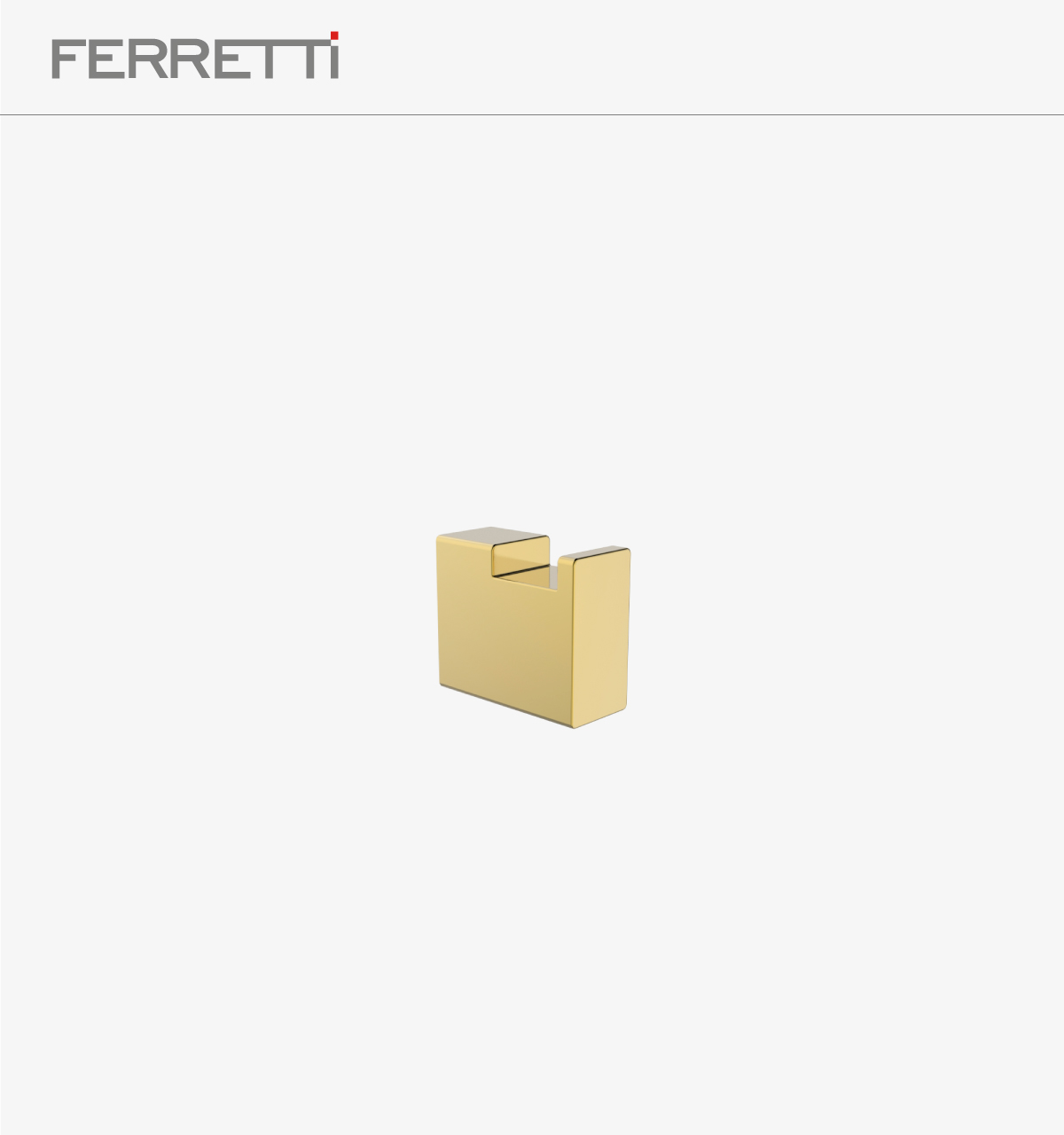 Siena perchero dorado ferretti